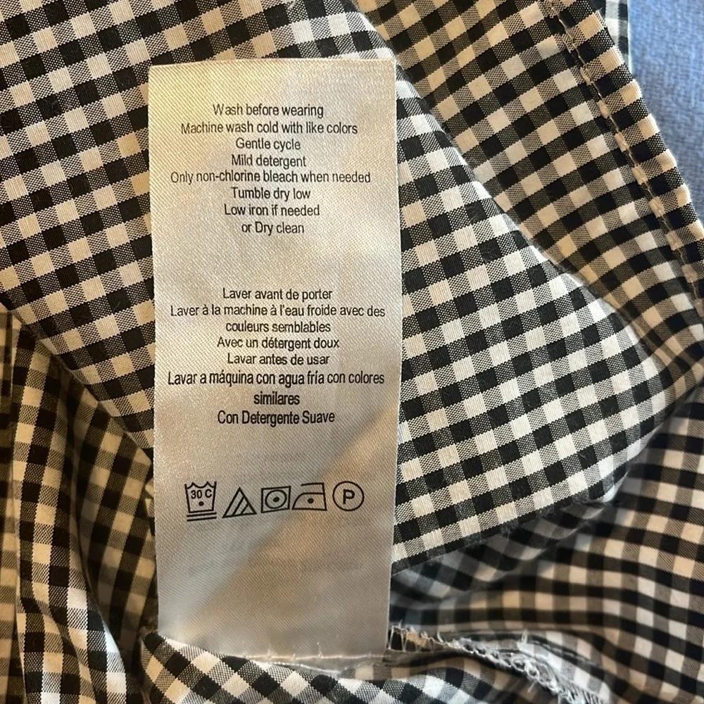 SOLD Motherhood Materntiy Gingham Top size Medium - Picture 5 of 8